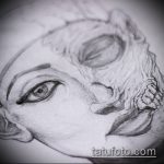 TLE TATTOO OF CLEOPATRA No. 14 - a minta egyedi változata, amely könnyen használható a Kleopátra művészi tetoválás átalakítására és alkalmazására