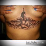 KLEOPATRA TETTOO № 212 - a rajz méltó változata, amely sikeresen használható a Kleopátra átalakítására és tetoválására