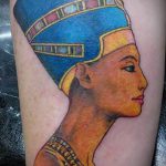 CLEOPATRA TETTOO 661. sz. - a rajz méltó változata, amely könnyen használható a Kleopátra művészi tetoválásként történő feldolgozására és alkalmazására