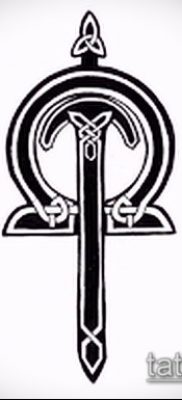 Fotó a tetováló penge fegyverről - példa rajz - 27052017 - példa - 002 Tattoo penge fegyver