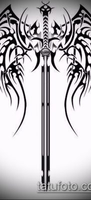 Fotó a tetováló penge fegyverről - példa rajz - 27052017 - példa - 005 Tattoo penge fegyver