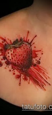 fotó eper tetoválásról (jelentése) - példa rajz - 042