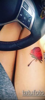 fotó eper tetoválásról (jelentése) - példa rajz - 008