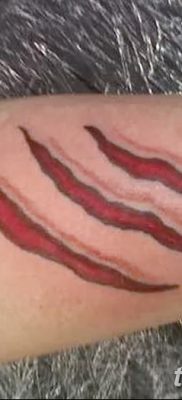 fotó a karmok tetoválásáról, keltezésű: 09.09.2017 №078 - tetováló karmok -