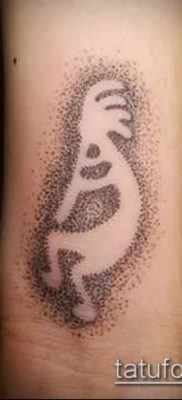 صورة من الوشم Kokopelli (معنى) - مثال الرسم - 005
