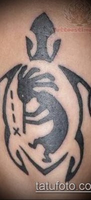 صورة من الوشم Kokopelli (معنى) - مثال الرسم - 009