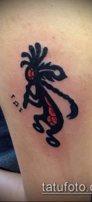 صورة من الوشم Kokopelli (معنى) - مثال الرسم - 012