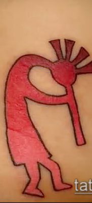 صورة للوشم Kokopelli (معنى) - مثال الرسم - 017