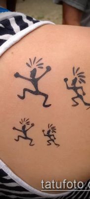صورة للوشم Kokopelli (معنى) - مثال الرسم - 018