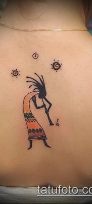 صورة الوشم Kokopelli (معنى) - مثال الرسم - 023
