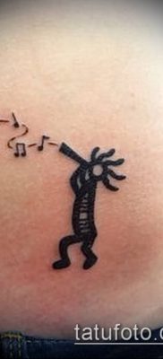 صورة للوشم Kokopelli (معنى) - مثال الرسم - 029