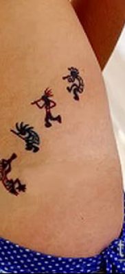 صورة من الوشم Kokopelli (معنى) - مثال الرسم - 032