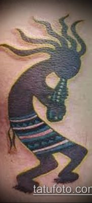 صورة من الوشم Kokopelli (معنى) - مثال الرسم - 038