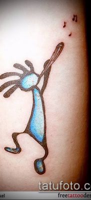 صورة من الوشم Kokopelli (معنى) - مثال الرسم - 041