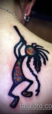 صورة للوشم Kokopelli (معنى) - مثال الرسم - 048