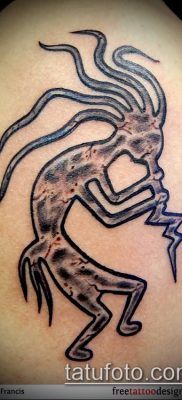 صورة للوشم Kokopelli (معنى) - مثال الرسم - 056