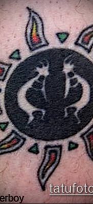 صورة للوشم Kokopelli (معنى) - مثال الرسم - 057