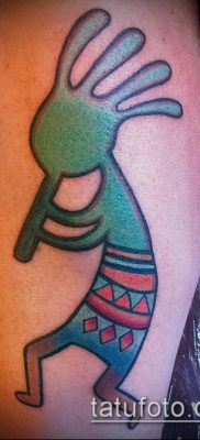 صورة للوشم Kokopelli (معنى) - مثال الرسم - 058