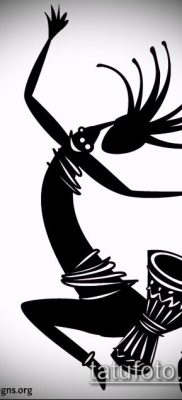 صورة للوشم Kokopelli (معنى) - مثال الرسم - 065