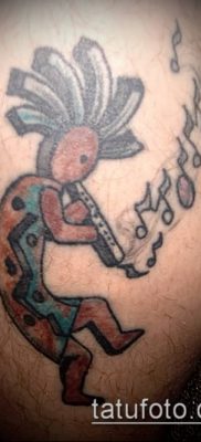 صورة للوشم Kokopelli (معنى) - مثال الرسم - 067