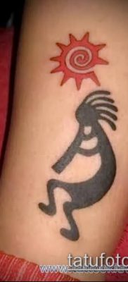 صورة الوشم Kokopelli (معنى) - مثال الرسم - 061117