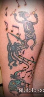 صورة للوشم Kokopelli (معنى) - مثال الرسم - 075