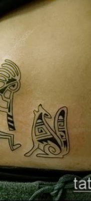 صورة من الوشم Kokopelli (معنى) - مثال الرسم - 078