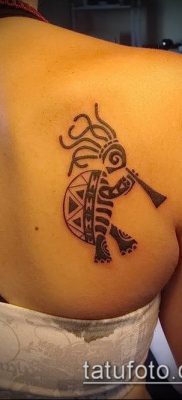 صورة من الوشم Kokopelli (معنى) - مثال الرسم - 080