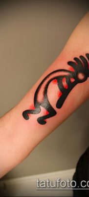 صورة للوشم Kokopelli (معنى) - مثال الرسم - 084