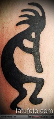 صورة الوشم Kokopelli (معنى) - مثال الرسم - 089