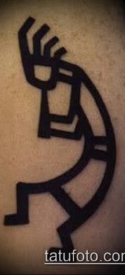 صورة للوشم Kokopelli (معنى) - مثال الرسم - 094