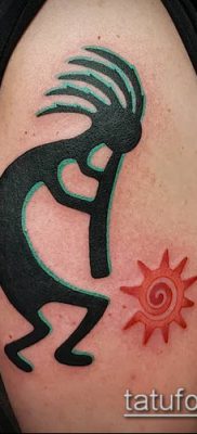 صورة للوشم Kokopelli (معنى) - مثال الرسم - 097