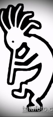 صورة للوشم Kokopelli (معنى) - مثال الرسم - 099