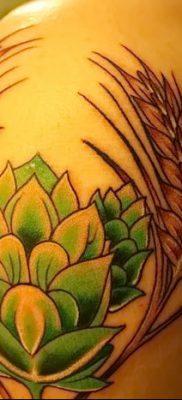 صورة وشم أذن القمح من 21.12.2017 №057 - وشم سبايك القمح -