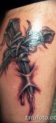 fotó szögesdrót tetoválásról, kelt 2017. 07. 26 -án 012 sz. - Szögesdrót tetoválás_