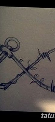 fotó szögesdrót tetoválásról, kelt 2017. 07. 26 -án 022 sz. - Szögesdrót tetoválás_