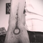 Zdjęcie tatuażu z kometą (asteroidą) 27.03.2021 №180 - tatuaż komety -