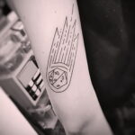 Zdjęcie tatuażu z kometą (asteroidą) 27.03.2021 №163 - tatuaż komety -