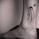 Zdjęcie tatuażu z kometą (asteroidą) 27.03.2021 №147 - tatuaż komety -