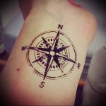 Iránytű tetoválás jelentése 1