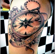 Az iránytű tetoválás jelentése 3