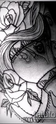 ló tetoválás fotó (érték) - egy példa egy érdekes tetoválási rajzra - 053