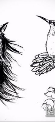 ló tetoválás fotó (érték) - egy példa egy érdekes tetoválási rajzra - 023