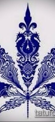 Fénykép tetováló marihuána (Tattoo Marijuana) (érték) - példa rajz - 002