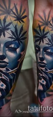 Fénykép tetováló marihuána (Tattoo Marijuana) (érték) - példa rajz - 009