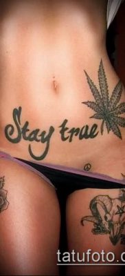 Fotó a tetováló marihuánáról (Tattoo Marijuana) (érték) - példa rajz - 019
