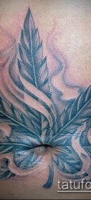 Fotó tetováló marihuánáról (Tattoo Marijuana) (érték) - példa rajz - 039