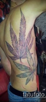 Fotó a tetováló marihuánáról (Tattoo Marijuana) (érték) - példa rajz - 042
