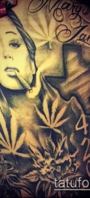 Fénykép tetováló marihuána (Tattoo Marijuana) (érték) - példa rajz - 045