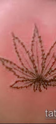 Fotó a tetováló marihuánáról (Tattoo Marijuana) (érték) - példa rajz - 063